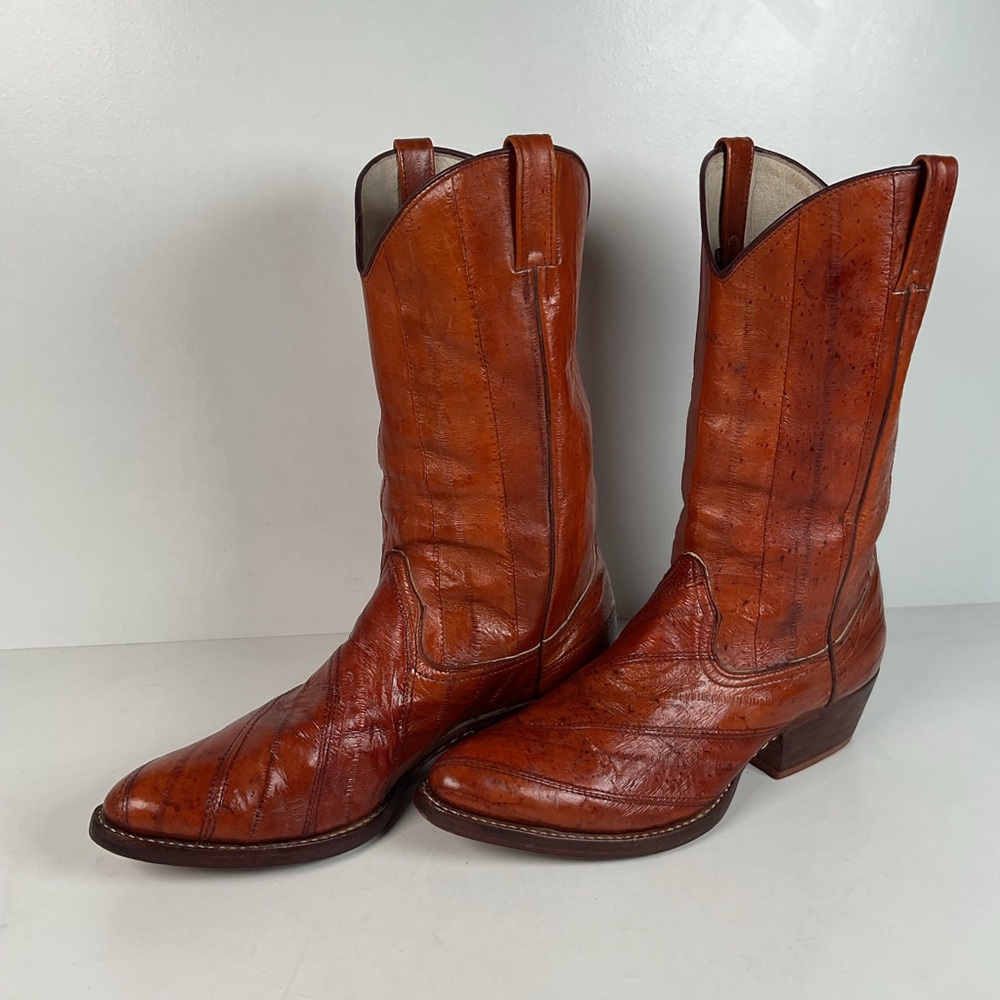 Full Eel Skin Cowboy Boots | Lee Shoes Custom | Exotic | Men’s 11